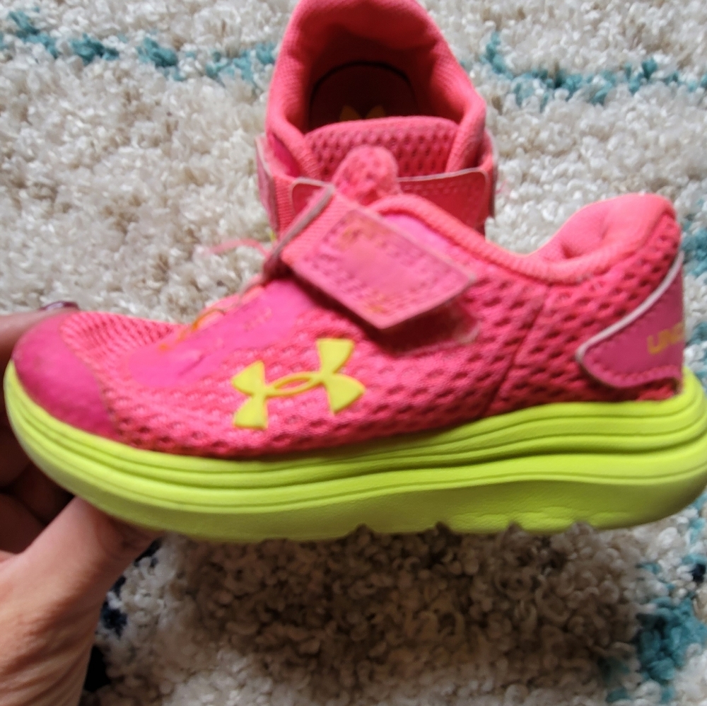 Girls under armour sneakers